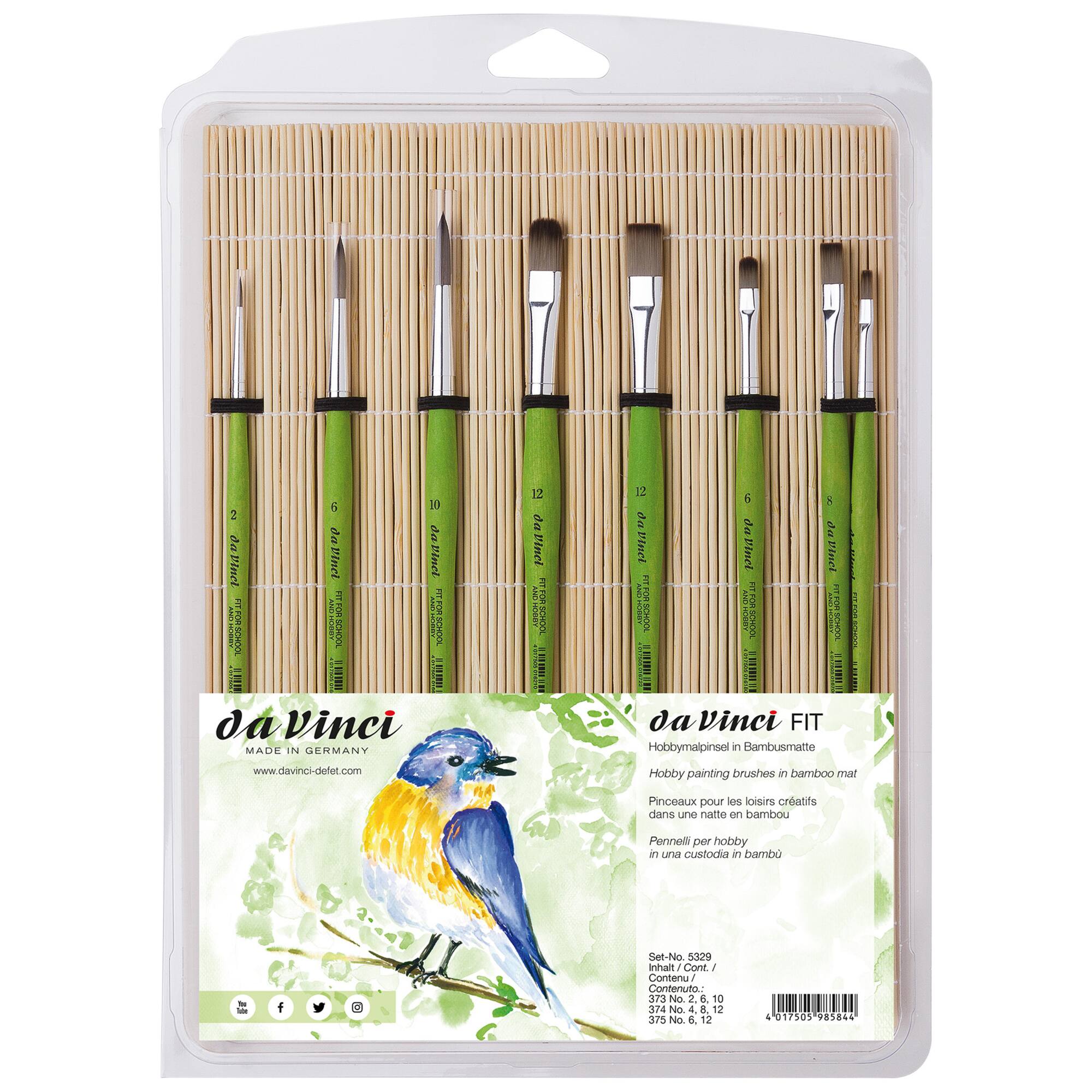 da Vinci FIT Synthetics 8 Piece Brush Set